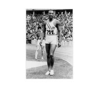 bshyrjc 1936 Summer Olympics JESSE OWENS Canvas Poster Wall Art Decor Print Picture Paintings for Living Room Bedroom Decoration 24x36inch(60x90cm)