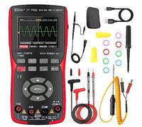BSIDE Handheld Digital Oscilloscope Rechargeable Oscilloscope DIY Kit with 10Mhz Bandwidth 9999 Counts Waveform Generator Colour Display Multi Function Tester Electrical for Automotive Electronics