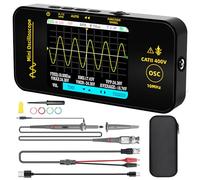 BSIDE Handheld Oscilloscope 10MHz Bandwidth Digital Oscilloscope 3.2'' TFT Display Portable Oscilloscope 48MSa/s Sampling Rate Trigger Function Auto/Nomal/Single for Fieldwork