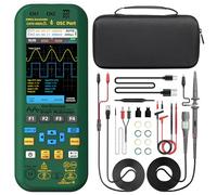 BSIDE O7 Handheld Automotive Oscilloscope 2 Channel with Multimeter Signal Generator 3.98" Full View Display 50MHz 250MSa/s Rechargeable Multi Tester Measures 6000A Current Voltage Capacitance Diode