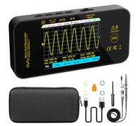 BSIDE OT5 Handheld Digital Oscilloscope Pocket Mini 50MHz Bandwidth 200MSa/s Sampling Portable Oscilloscope Rechargeable Ultra Slim with 3.2-inch Full View Colour LCD for Automotive Audio Electronics