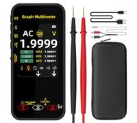 BSIDE S500 Digital Multimeter 20000 Counts Graphing Multimeter TRMS 1000V 10A with Auto-Rotate Display, Pocket Tester Meter for Current Voltage Millivolt AC Peak Capacitance Temperature Measurement