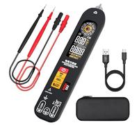 BSIDE S6X Smart Digital Multimeter Rechargeable Non Contact Electrical Tester Pen with Colour LCD ID Pointer Ammeter Voltmeter Capacitance Diode Tester Live Detector VFD Ohm Hz Continuity Tester