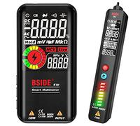 BSIDE Smart Digital Multimeter & Voltage Tester Kit with Lage Color Screen Electrical Test Kit Automatic Voltmeter and Pen Multimeter Combo kit Multifuncion Voltage Tester Set for Electrician
