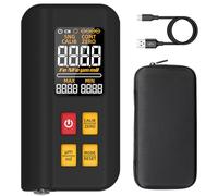 BSIDE T2X Digital Thickness Gauge Rechargeable, Paint Coating Thickness Gauge Meter with Colour LCD Triple Display 0-1500µm Fe/NFe Auto Detection Multipoint Mini Thickness Tester for Car Ship Metal