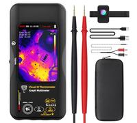 BSIDE Thermal Imaging Camera Multimeter With Macro Lens 428×320 IR Resolution with 20000 Words Multimeter 3.98'' Touchscreen 25Hz Infrared Thermal Camera Dual-Light Fusion 15 Thermal Palettes Tester
