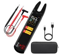 BSIDE U5 Open Jaw Clamp Meter DC AC 600A TRMS Smart Electrical Tester with 2.8" Min Max Colour Display Digital Multimeter Auto Range with Capacitance Diode Frequency NCV Live Wire