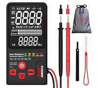 Bside Upgraded Multimeter Digital Voltage Tester 3.5” EBTN LCD 3-Line Display 9999 Counts True RMS Auto Ranging Volt Ohm Hz Continuity Capacitance Diode Tester with Analog Bar & 5 LED Indicators