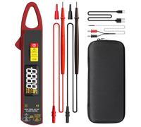 BSIDE UX2 Digital Clamp Meter DC AC TRMS 0-200A, Smart Multimeter Tester Rechargeable Measures Voltage Current Capacitance Resistance Diode Frequency Temperature Live Wire
