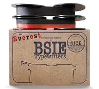 BSIE Typewriters - Everest Typewriter Ribbon - Twin Pack - 1× Black + 1× Black and Red - Fits Everest K2, Everest 90, Studio, Mod. 96 - GR1 / DIN 2103 / DIN 32755 - Tested in Nice, France
