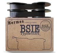 BSIE Typewriters - Hermes Typewriter Ribbon - Black - Twin Pack - Fits Hermes 3000, Baby, Rocket, 2000, Media - GR9 - Tested in Nice, France