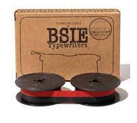 BSIE Typewriters - Olivetti Typewriter Ribbon - Black and Red - Fits Lettera 22, Lettera 32, Lettera 35, Studio 44, Valentine - GR4 - Tested in Nice, France