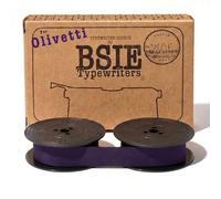 BSIE Typewriters - Olivetti Typewriter Ribbon - Violet - Fits Lettera 22, Lettera 32, Lettera 35, Studio 44, Valentine - GR4 - Tested in Nice, France