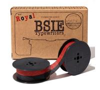 BSIE Typewriters - Royal Typewriter Ribbon - Black and Red - Fits Quiet De Luxe, Aristocrat, Safari, Royalite, Futura - GR9 - Tested in Nice, France