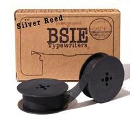 BSIE Typewriters - Silver Reed Typewriter Ribbon - Black - Fits Silverette, Silver-Seiko, Leader, Tabberette, Silverette II - GR9 - Tested in Nice, France