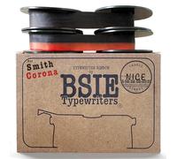 BSIE Typewriters - Smith Corona Typewriter Ribbon - Twin Pack - 1× Black + 1× Black and Red - Fits Silent Super, Sterling, Galaxie, Skyriter, Classic 12 - GR9 - Tested in Nice, France