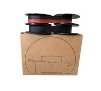 BSIE Typewriters - Triumph Typewriter Ribbon - Twin Pack - 1× Black + 1× Black and Red - Fits Tippa, Gabriele, Perfekt, Norm, Standard - GR1 / DIN 2103 / DIN 32755 - Tested in Nice, France