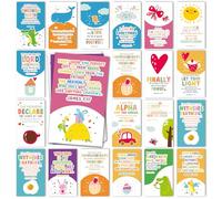 BSIKAIK 60 Mini Scripture Prayer Cards - Assorted Bible Verses for Children’s Bible Studies & Encouragement Cards for Kids - Christian Gifts - Thank You, Get Well, Thinking of You