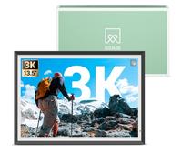 BSIMB 13.5 Inch Digital Picture Frame, 3K Resolution Ultimate Clarity Touch Screen Large WiFi Electronic Photo Frame Display 32GB, Share Pictures/Videos via App/USB/SD Easy Setup Gifts for Mom, Black