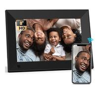BSIMB 8 Inch Digital Picture Frame Touch Screen, 1280x800 HD WiFi Electronic Photo Frame Album Display 16GB, Share Pictures/Videos via App/USB/SD Easy Setup Gifts for Mom, Auto-Rotate, Solid Black