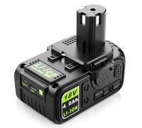 Bsioff 1 pack 4.0ah 18v battery-USB Compatible with Ryobi One+ tool,Replacement battery for P108 P102 PBP005