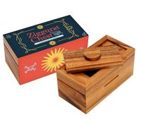 BSIRI Ziggurat Chest- Secret Box Brain Teaser Wooden Puzzle Boxes with Hidden Compartments. Ideal Mystery Box, Money Box, Jewelry Box, 3D Puzzle Lock Box, Gift Card, and Money Puzzle Box