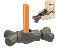 BSISUERM Bully Stick Holder for Large Medium Dogs Tough Chew Hold Safety Device Branch Shape Dog Chew Toys Pet Treat Sticks Bone Holder for Training, Fits Various Bully Sticks