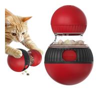 BSISUERM Cat Interactive Toys with Squeaky Sound for Indoor Cats Tracking Rolling Ball Adjustable Kitten Treat Dispensing Food Dispenser Slow Feeder Kitty Puzzle Toy Pet Supplies Birthday Gift