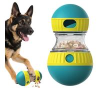 BSISUERM Dog Treat Dispensing Puzzle Toy Adjustable Food Dispenser Slow Feeder Pet Interactive Chase Toy Dog Enrichment Ball for Medium Large Dogs to Keep Them Busy, Extra Large