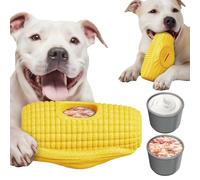 BSISUERM Interactive Dog Toys for Aggressive Chewers, Indestructible Dog Chew Corn Stick Enrichment Toy for Large Medium Dogs, Frozen Dog Treat Holder for Boredom to Keep Them Busy, Reduce Anxiety