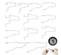 BSITSSS 12PCS Bulb Retaining Spring Clips for H1/ H3 /H4 /H7, Automotive Headlight Bulb Retaining Clip Set, Headlamp Replacement Retaining Clips, Universal Car Head Light Clamp Accessories