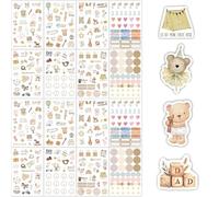 BSITSSS 16 Sheets Baby Shower Scrapbook Stickers, Scrapbooking Stickers, Baby Sticker for Scrapbooking Travel Case Laptop Planners Calendars Suitcase Notebooks Journal