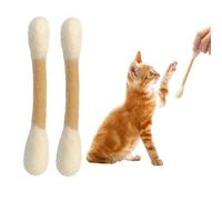 BSITSSS 2 PCS Giant Q Tip Cat Toy, Cashmere Catnip Toys for Cats, Interactive Cat Sticks Kitten Toys for Chewing Entertainment Kitty Boredom Play Exercise Indoor or Outdoor