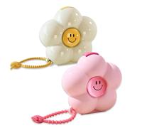 BSITSSS 2 PCS Pill Organiser Flowers, Cute Pill Box with Snap Shut Lids Design, Floral Portable Tablet Organiser for Jewellery Bag Charm Travel Hold Vitamins Supplements Parents Gift