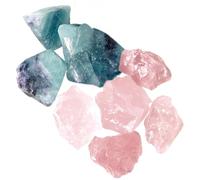 BSITSSS 200g Crystals, 2-3cm Healing Crystals Natural Rough Rose Quartz Crystal Gifts Crystals and Gemstones for Tumbling, Cabbing, Fountain Rocks, Decoration, Polishing, Wire Wrapping
