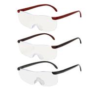 BSITSSS 3 Pairs Magnifying Glasses Universal, Magnifying Glasses for Reading Without Frame, Presbyopia Eyeglasses, Reading Eyeglasses for Close Work, Hobbies, Reading, Craft