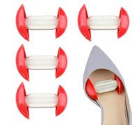 BSITSSS 4 Pcs Shoe Stretcher, Adjustable Mini Shoe Stretchers For Women And Men, Shoe Stretchers For Wide Feet, Red Shoe Shaper, Shoe Tree, Shoe Width Stretcher