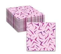 BSITSSS 40 PCS Paper Napkins Patterned Lightning, Purple and Pink Serviettes 33 x 33 cm, 2 Ply Disposable Serviettes Napkins for Banquet Concert Birthday Baby Shower Picnic Wedding Anniversary Decor