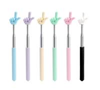 BSITSSS 6 PCS Finger Pointer Stick,Colorful Telescopic Teachers Pointers, Hand Pointer Extendable for Teacher Presentations Lecture School Classroom Office Supplies