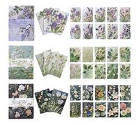 BSITSSS 69 Sheets Floral Scrapbook Paper, Vintage Decoupage Paper Sheets in Different Style, Oil Paintings Flowers Scrapbooking Pattern Papers for Scrapbooking Supplies Card Making DIY Projects