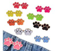 BSITSSS 9 Pairs Jean Buttons, Cat's Claw Waist Tightener, Cute Waistband Tightener No Sewing Required Waist Extender for Loose Jeans Skirts Sleeves Sweaters Clothing Accessories
