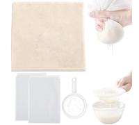 BSITSSS Muslin Cloths for Cooking, Cheese Cloths for Straining 50x50 cm, 100 Hemmed Cheesecloth, Reusable and Washable Cheese Cloth for Straining Butter, Nut Milk