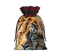 BSKGOHP African Animals Print Reusable Drawstring Bag Cotton Cloth Gift For Presents Party Favors Retail Samples