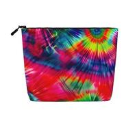 BSKGOHP Color Tie Dye Print Travel Makeup Pouch Purse Organizer Convenient Cosmetic Accessories