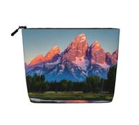 BSKGOHP Grand Teton National Park Print Travel Makeup Pouch Purse Organizer Convenient Cosmetic Accessories