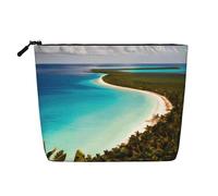 BSKGOHP Island Of Cuba Print Travel Makeup Pouch Purse Organizer Convenient Cosmetic Accessories