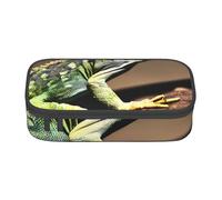 BSKGOHP Lizard Hd Print Pencil Pouch Organizer Adults Pencil Bags With Zipper For Office
