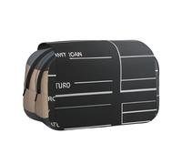BSKGOHP Movies Clapperboard Print Double Layer Pen Pencil Case Protective Large Capacity Storage Organizer