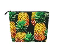 BSKGOHP Tropical Fruit Pineapples Print Travel Makeup Pouch Purse Organizer Convenient Cosmetic Accessories