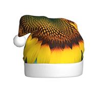 BSKGOHP You Are My Sunshine Sunflower Print Christmas Hat Adult Women Men Warm Festive Holiday Party Indoor Outdoor Winter